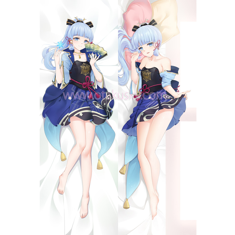 Genshin Impact Dakimakura Kamisato Ayaka Body Pillow Case 03