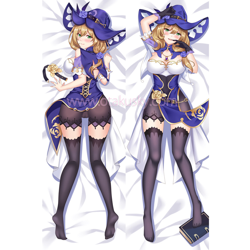 Genshin Impact Dakimakura Lisa Body Pillow Case 05