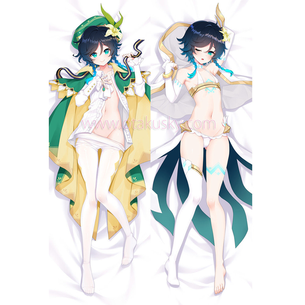 Genshin Impact Dakimakura Venti Body Pillow Case 02