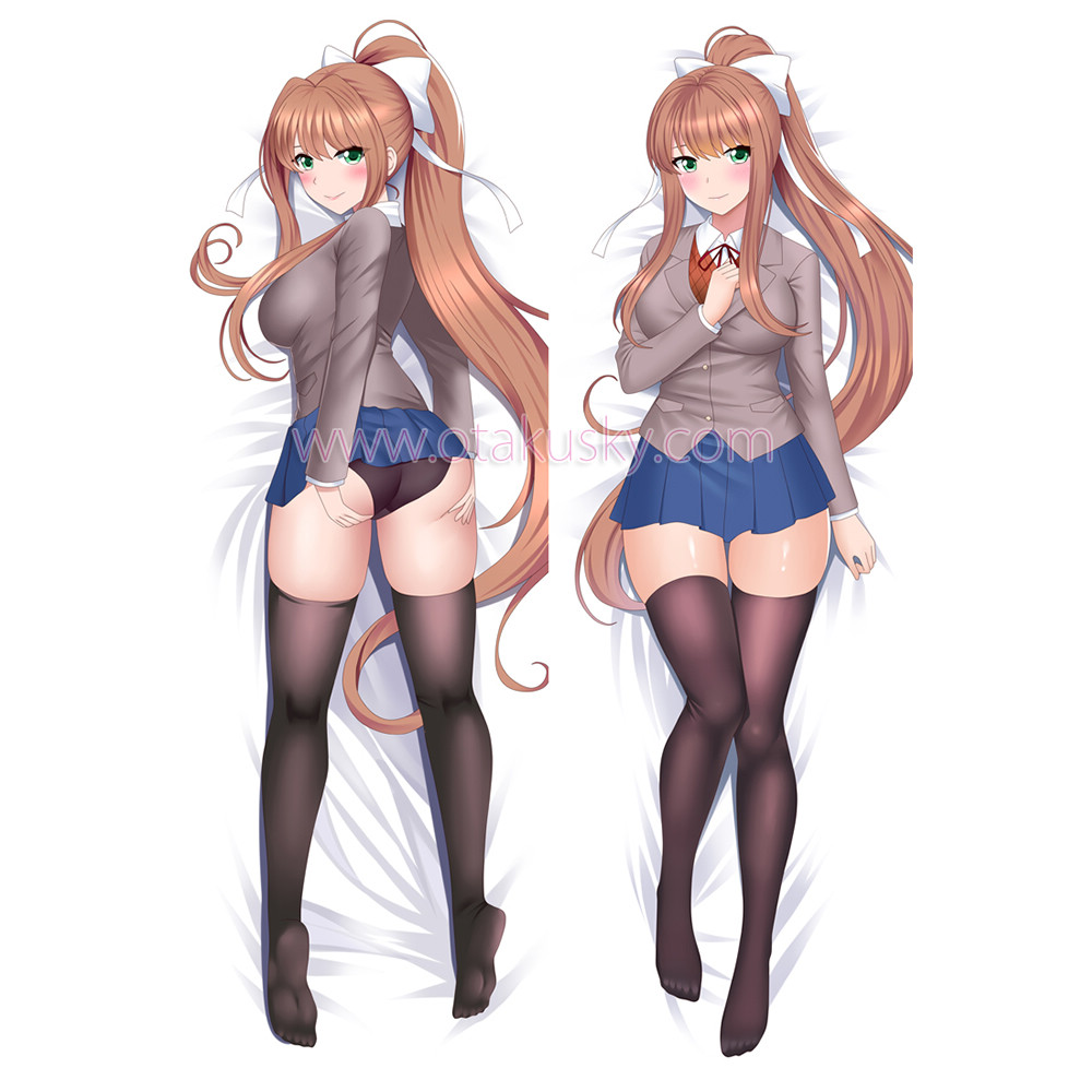 Doki Doki Literature Club! Dakimakura Monika Body Pillow Case