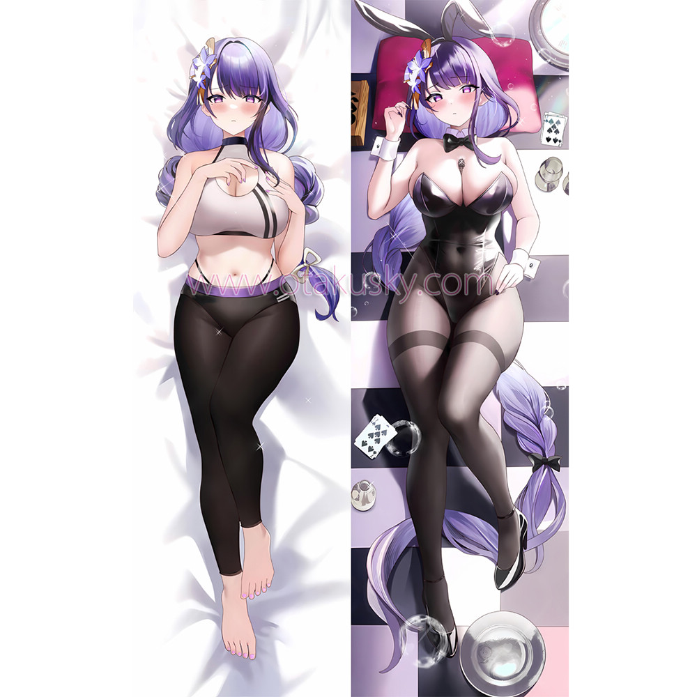 Genshin Impact Dakimakura Baal Raiden Shogun Body Pillow Case 44