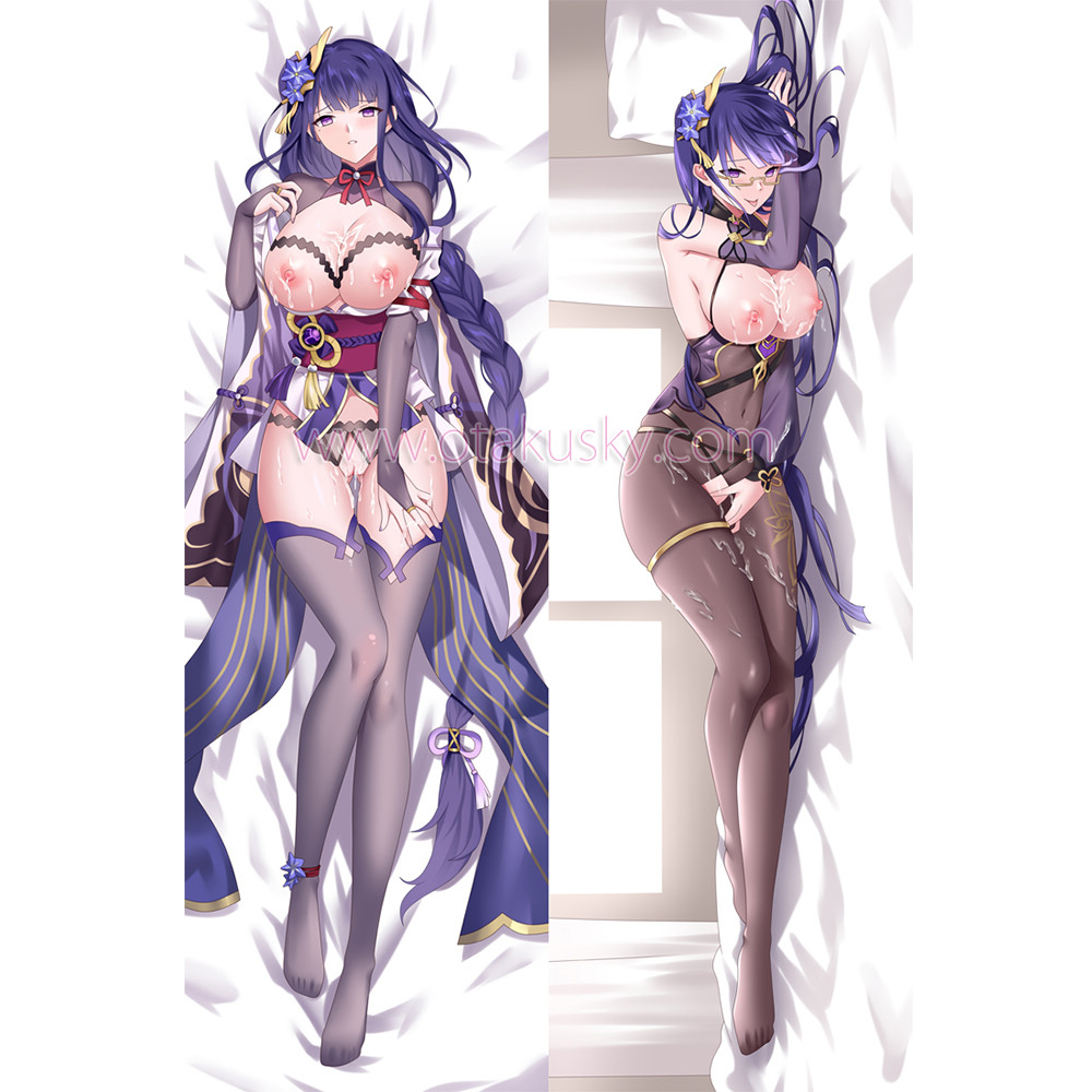 Genshin Impact Dakimakura Baal Raiden Shogun Body Pillow Case 29