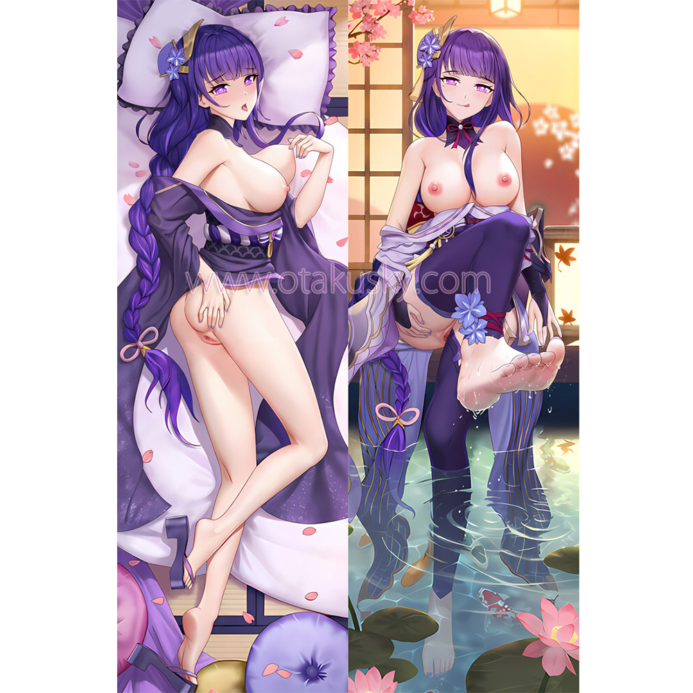 Genshin Impact Dakimakura Baal Raiden Shogun Body Pillow Case 41