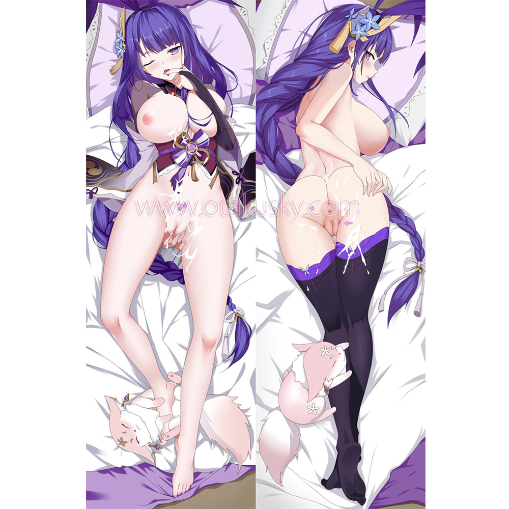 Genshin Impact Dakimakura Baal Raiden Shogun Body Pillow Case 50