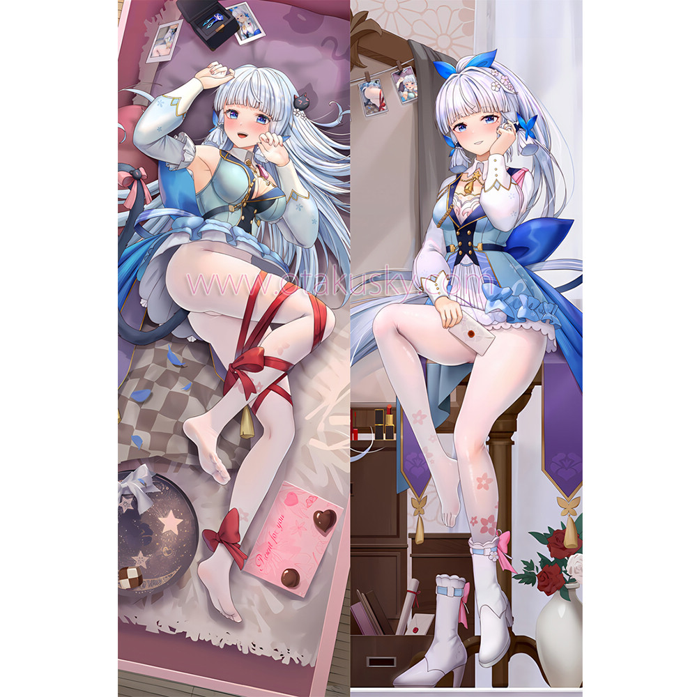 Genshin Impact Dakimakura Kamisato Ayaka Body Pillow Case 33