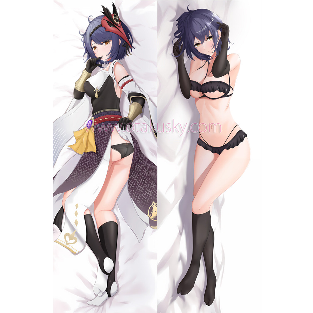 Genshin Impact Dakimakura Kujou Sara Body Pillow Case 10