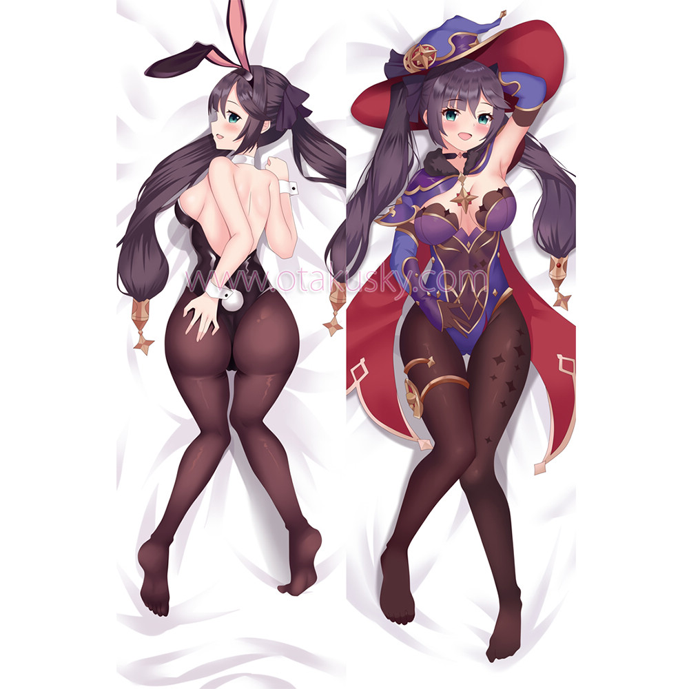 Genshin Impact Dakimakura Mona Body Pillow Case 05