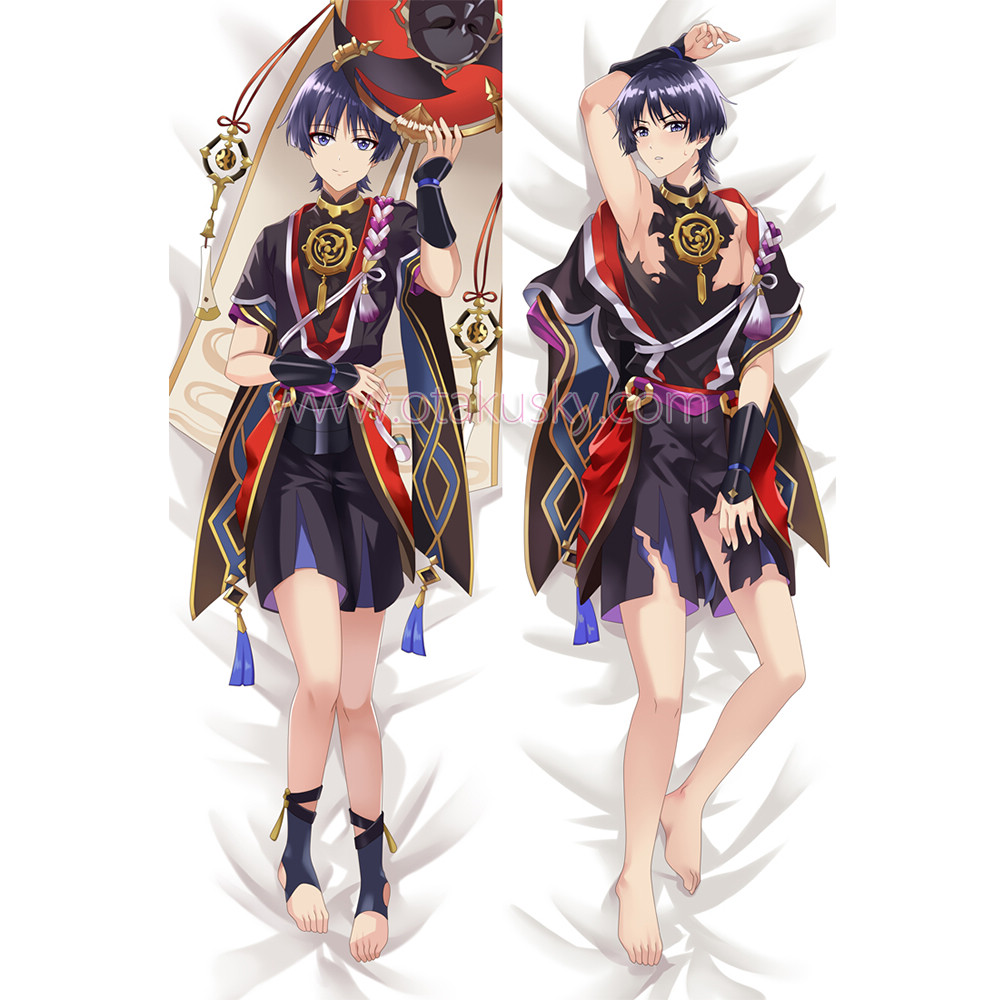 Genshin Impact Dakimakura Scaramouche Body Pillow Case 02