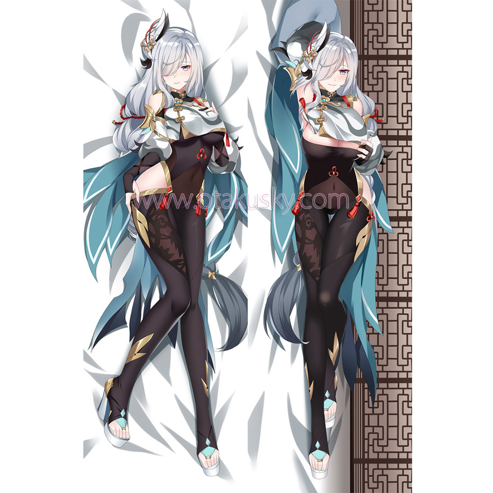 Genshin Impact Dakimakura Shenhe Body Pillow Case