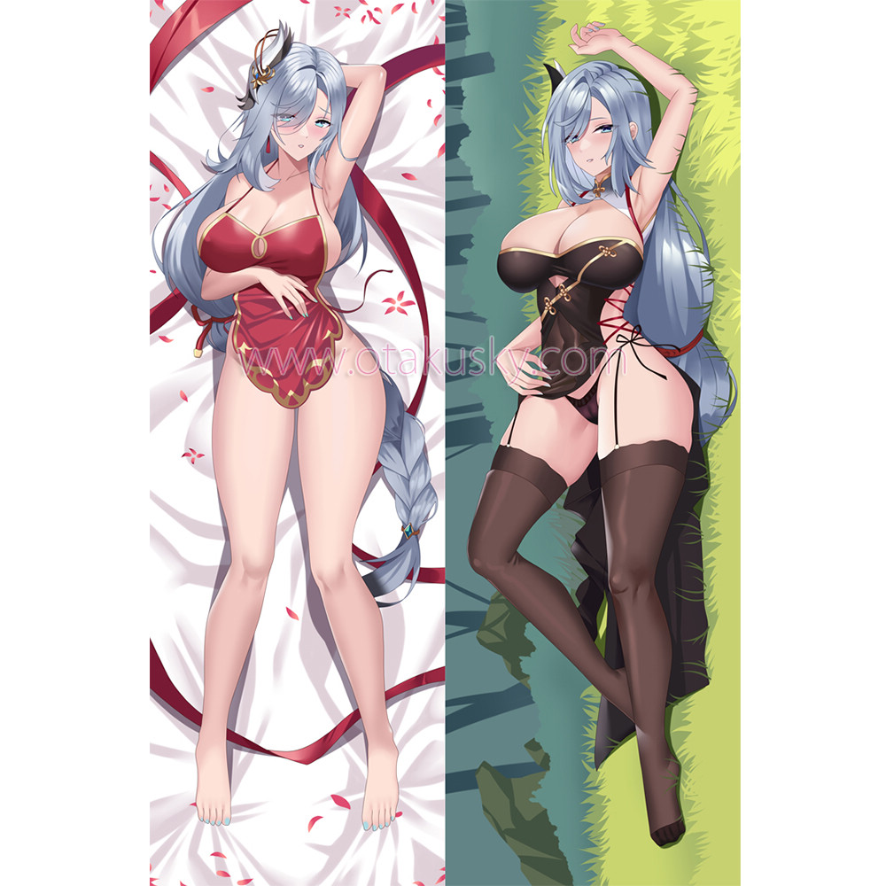 Genshin Impact Dakimakura Shenhe Body Pillow Case 17