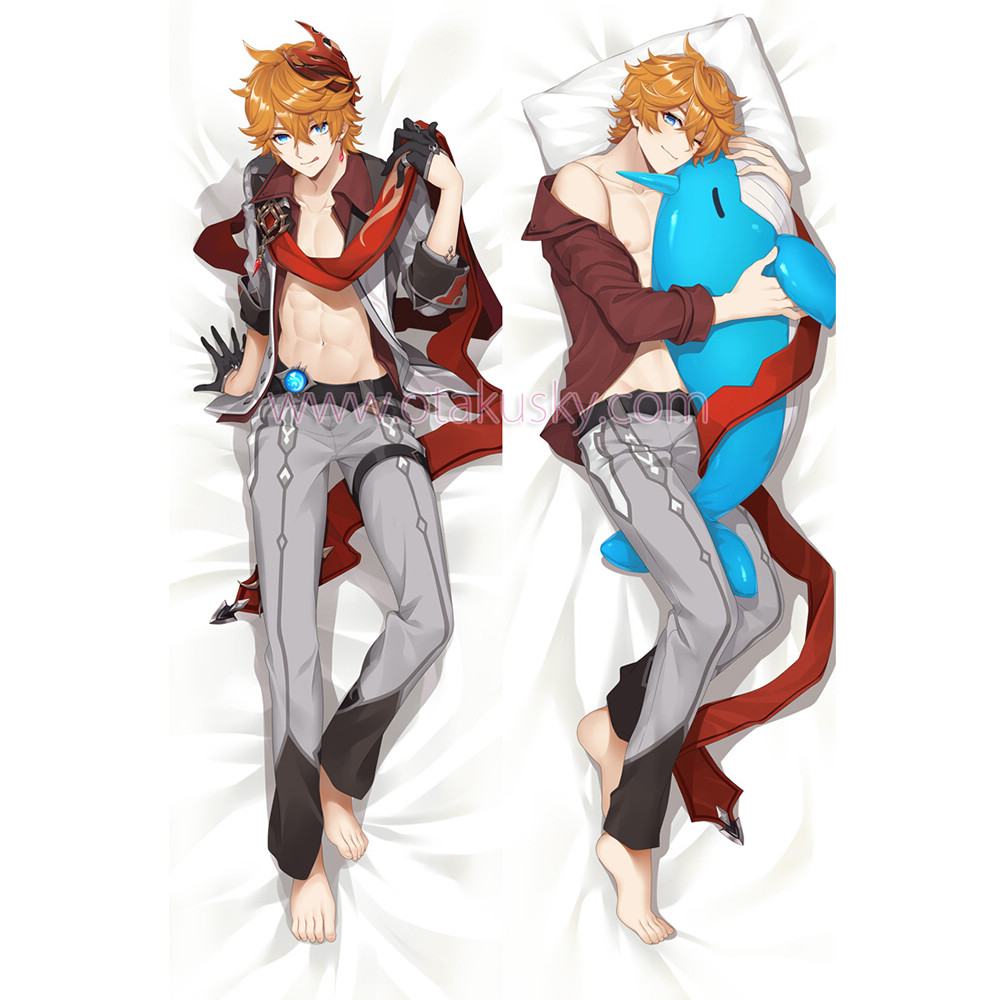 Genshin Impact Dakimakura Tartaglia Body Pillow Case 05