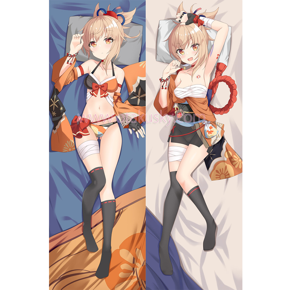 Genshin Impact Dakimakura Yoimiya Body Pillow Case 08