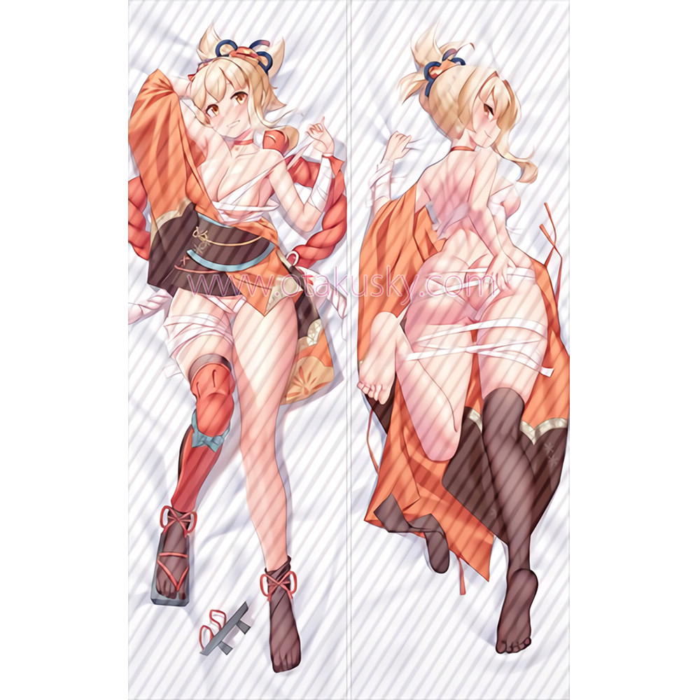 Genshin Impact Dakimakura Yoimiya Body Pillow Case 05